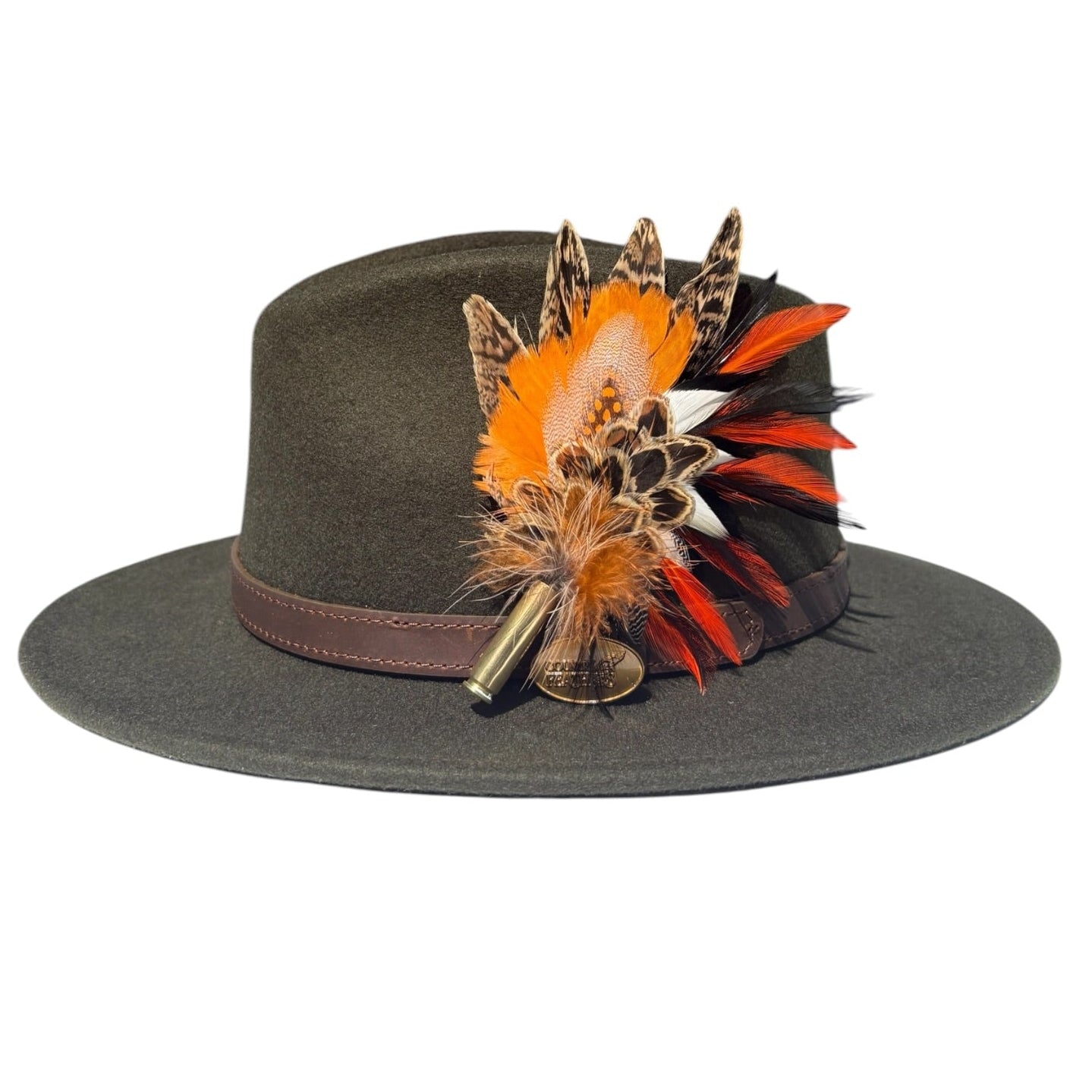 Goose, Rooster, Duck, Teal & Pheasant Feather Hat Pin CFP878