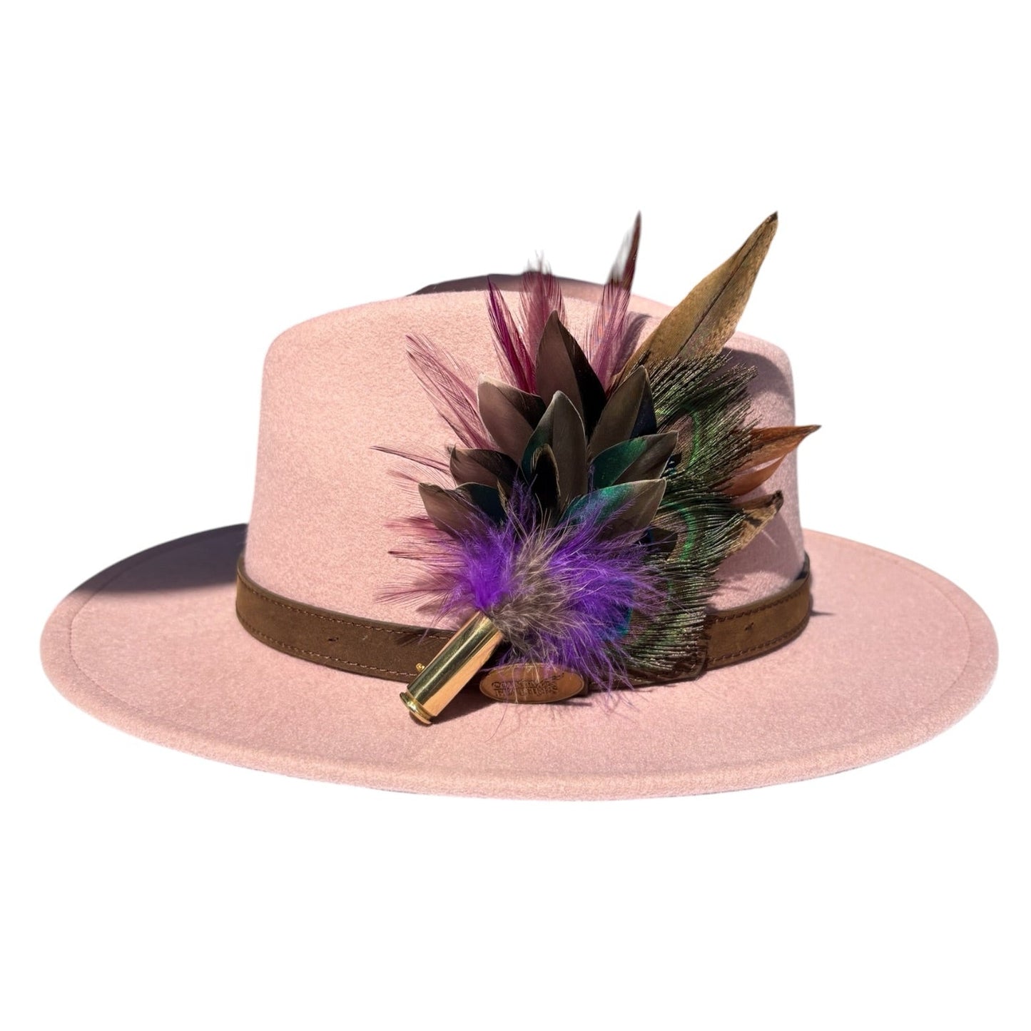 Teal, Rooster, Peacock, & Pheasant Feather Hat Pin CFP870