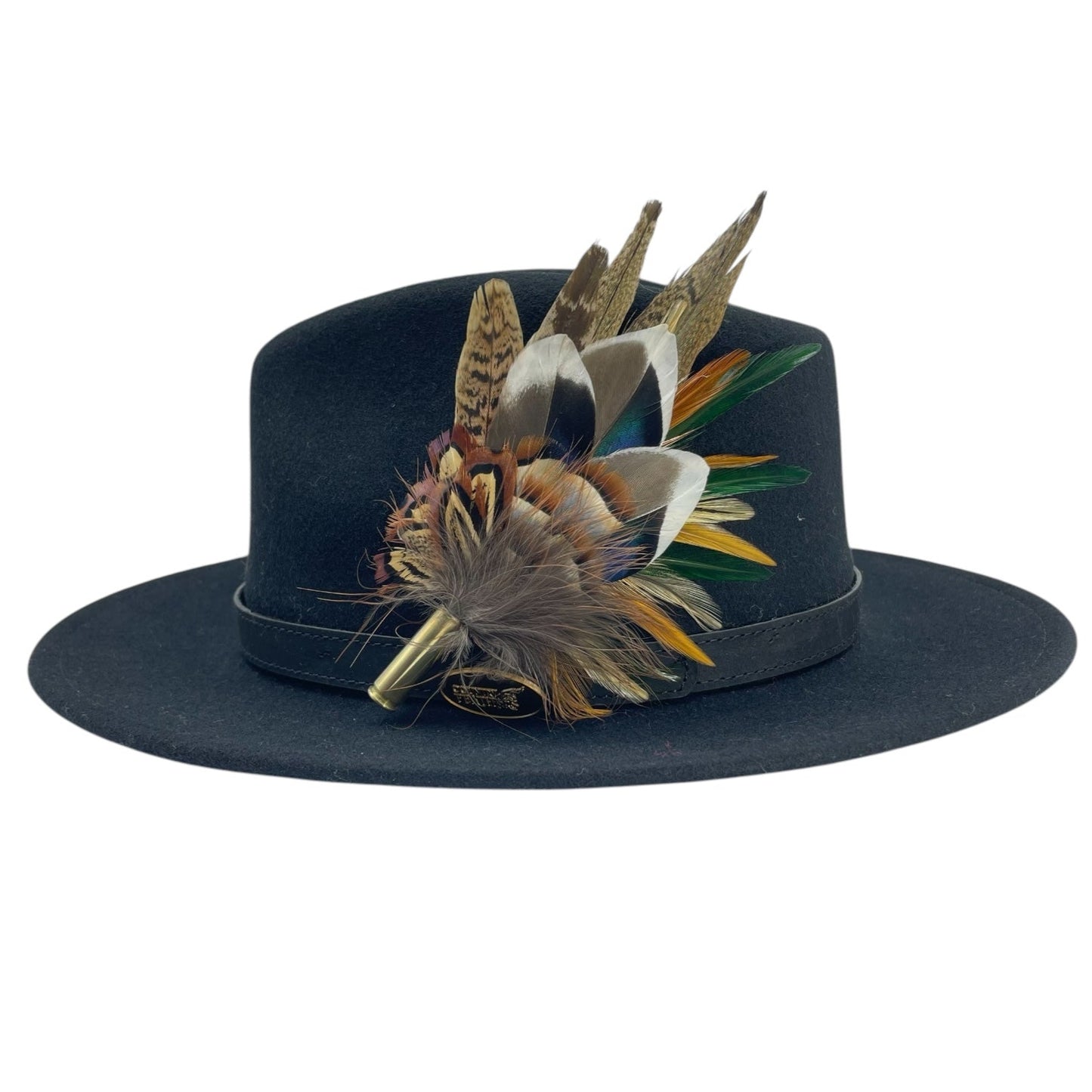 Duck, Partridge, Rooster and Natural Pheasant Feather Hat Pin (CFP776)