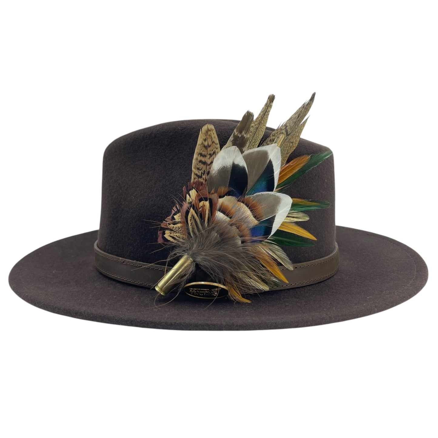 Duck, Partridge, Rooster and Natural Pheasant Feather Hat Pin (CFP776)