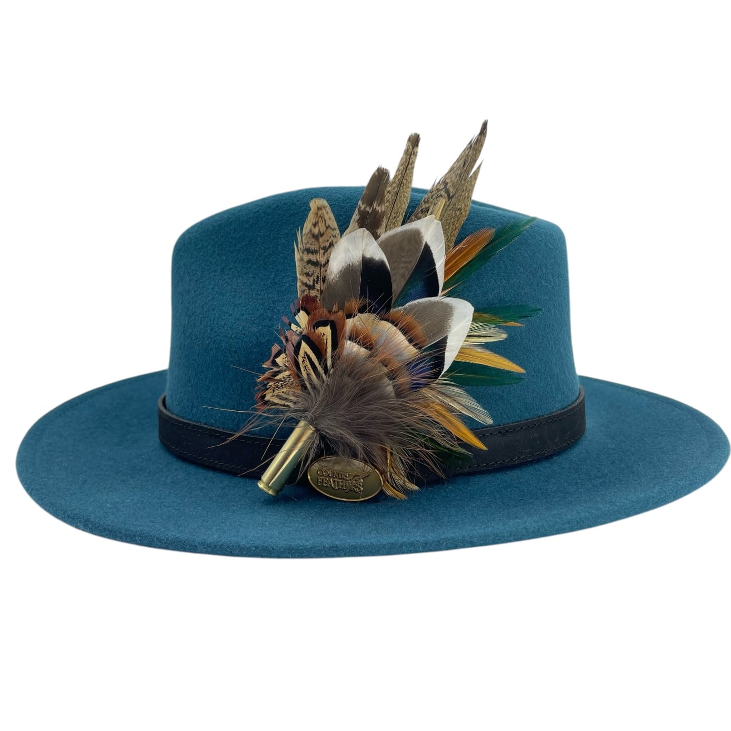 Duck, Partridge, Rooster and Natural Pheasant Feather Hat Pin (CFP776)