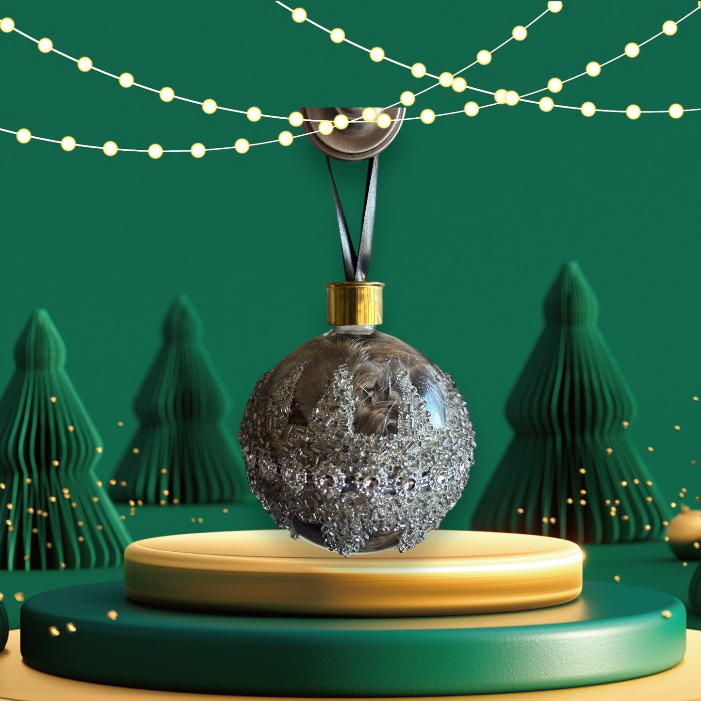 Pheasant Feather Bauble (CFHE9030)