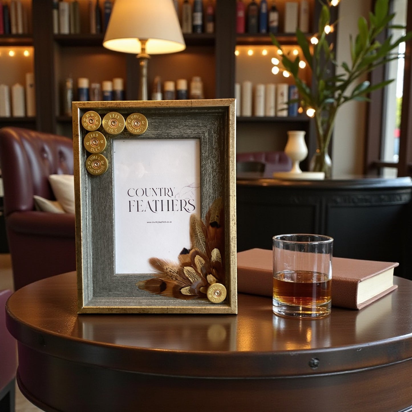 Pheasant & Duck Feather Photo Frame (CFPF2435)