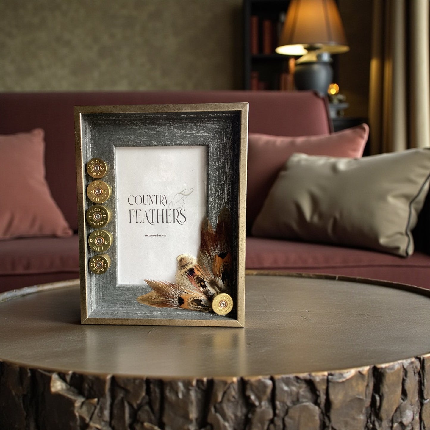 Pheasant & Duck Feather Photo Frame (CFPF2453)