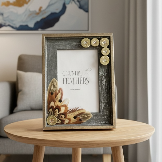 Pheasant Feather Photo Frame (CFPF2465)