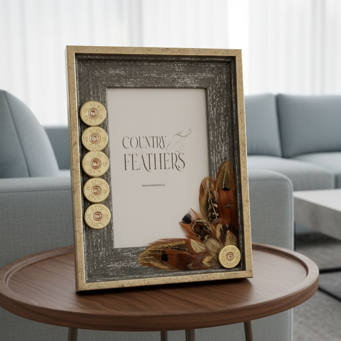 Pheasant Feather Photo Frame (CFPF2467)