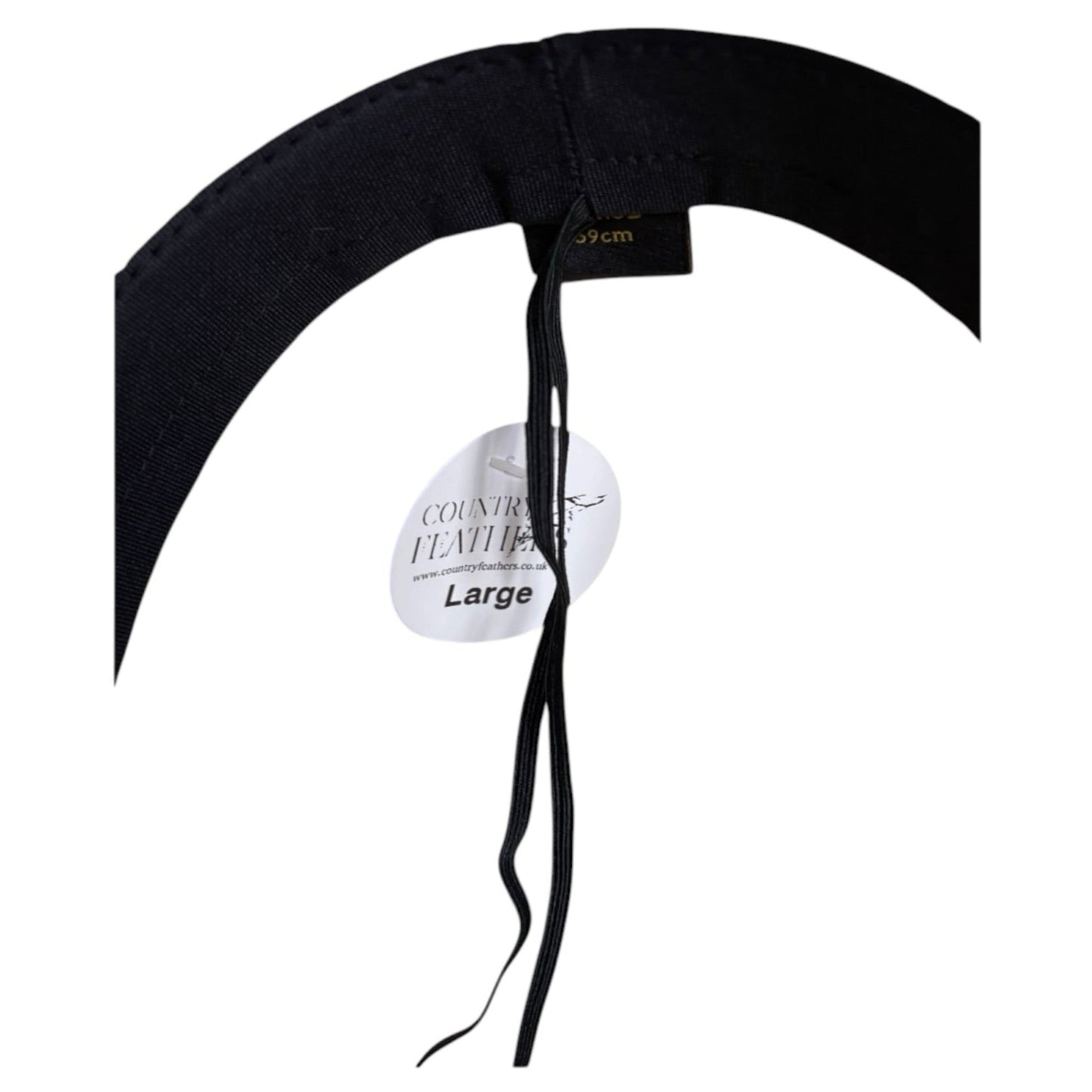 Fedora beige Straw Hat with Black Ribbon Band CFSH07