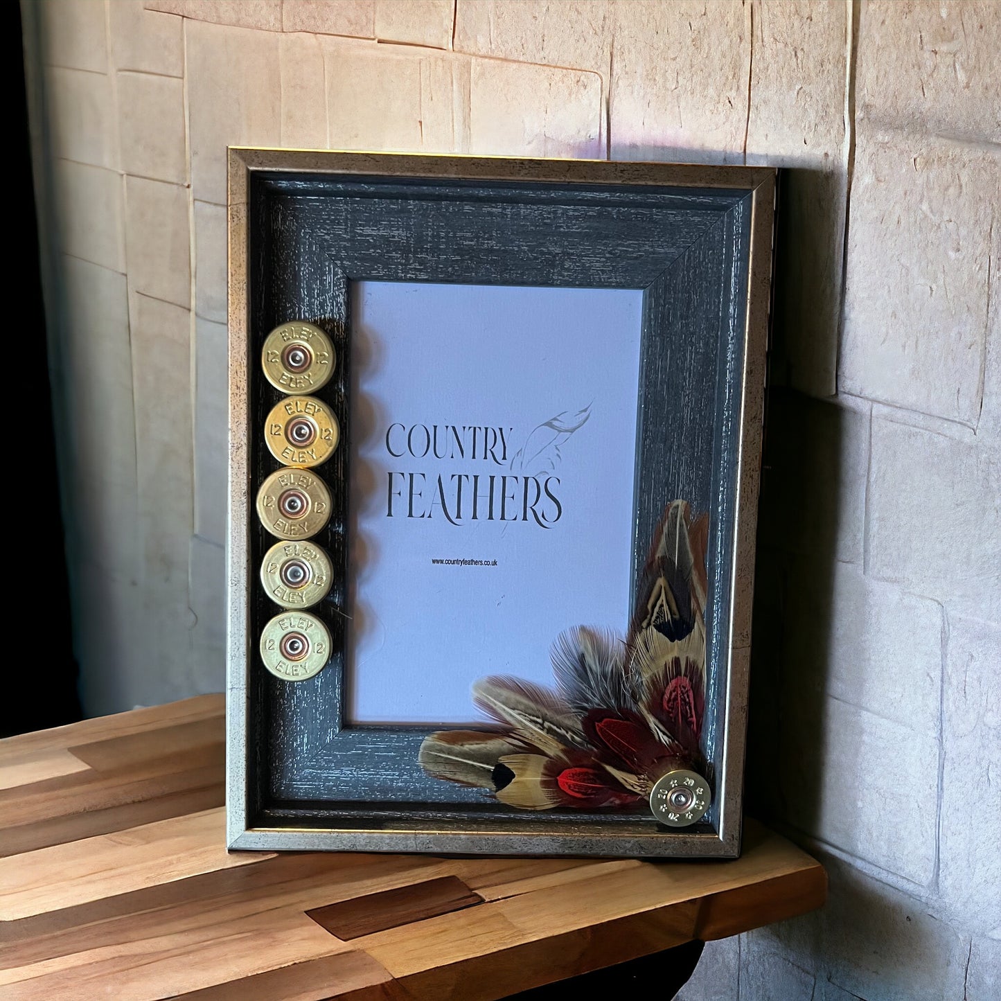 Red Pheasant Feather Photo Frame (CFPF2269)