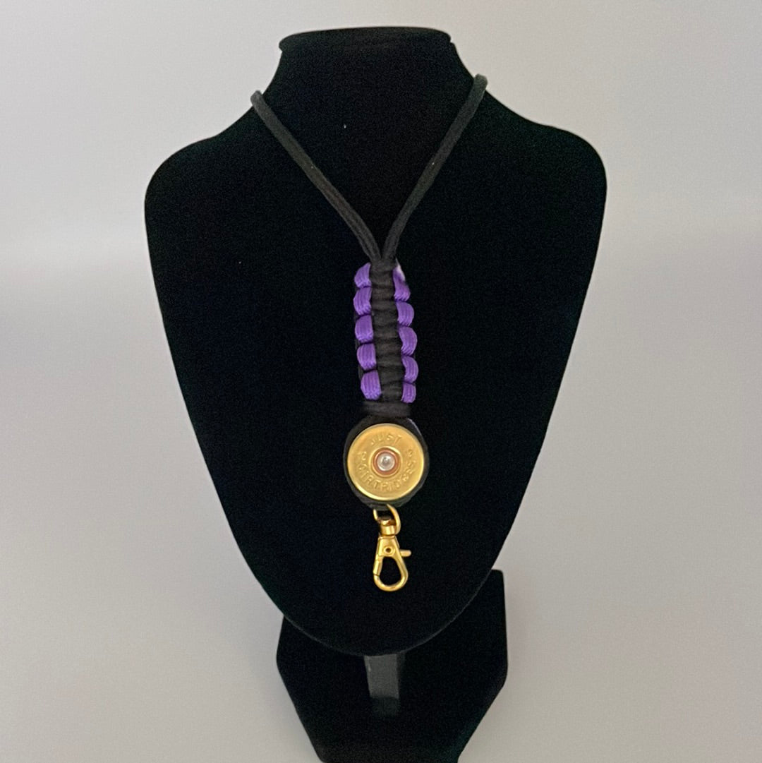 Cartridge Lanyard With Black Cord