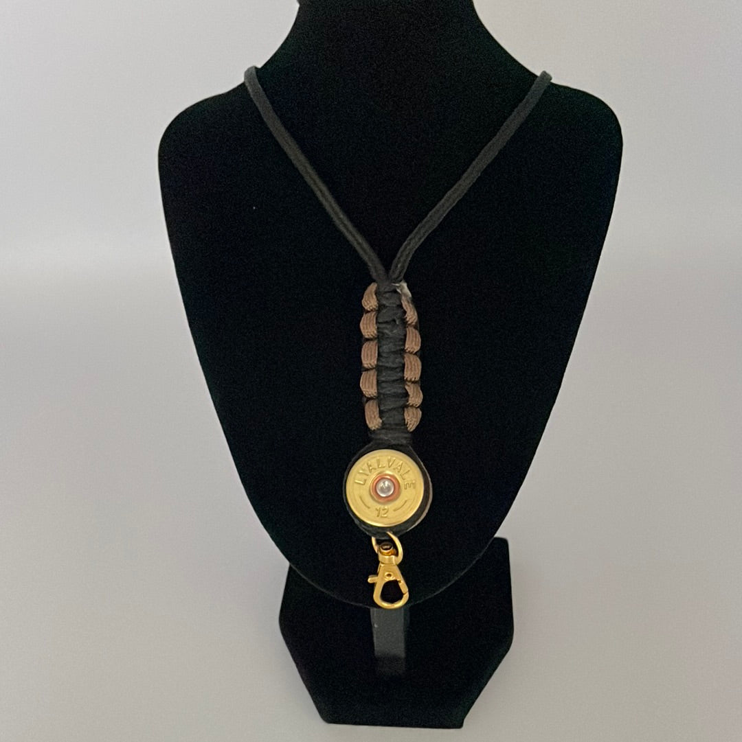 Cartridge Lanyard With Black Cord