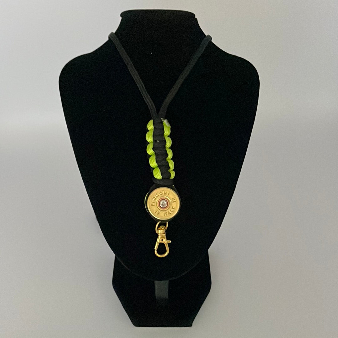 Cartridge Lanyard With Black Cord