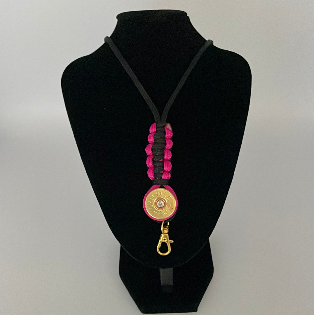 Cartridge Lanyard With Black Cord