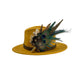 Teal & Natural Feather Hat Pin (CFP784)