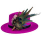 Teal & Natural Feather Hat Pin (CFP784)