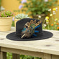 Turquoise, navy, green and natural Feather Hat Pin (CFP819) (Copy)