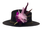 Pink Tones with Cerise Feather Hat Pin (CFP409)