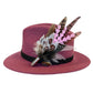 Light Pink, Black, White and Natural Feather Hat Pin (CFP842)