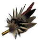 Light Pink, Black, White and Natural Feather Hat Pin CFP844