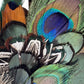 Peacock and Natural Feather Hat Pin CFP848