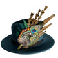 Peacock and Natural Feather Hat Pin CFP848