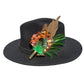 Green and Natural Feather Hat Pin CFP850