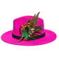 Green and Natural Feather Hat Pin CFP850