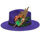 Green and Natural Feather Hat Pin CFP850