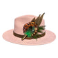 Green and Natural Feather Hat Pin CFP850