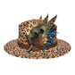 Teal and Natural Feather Hat Pin CFP851