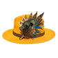 Teal and Natural Feather Hat Pin CFP851