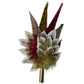 Red, Yellow and Natural Feather Hat Pin CFP856