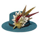 Red, Yellow and Natural Feather Hat Pin CFP856