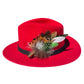 Lime Green and Natural Feather Hat Pin CFP857