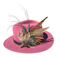 Peacock and Natural Feather Hat Pin CFP859