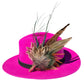 Peacock and Natural Feather Hat Pin CFP859