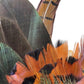Peacock and Natural Feather Hat Pin CFP860