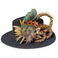 Peacock and Natural Feather Hat Pin CFP860