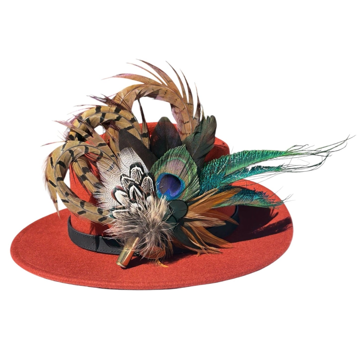 Natural Feather Hat Pin CFP861