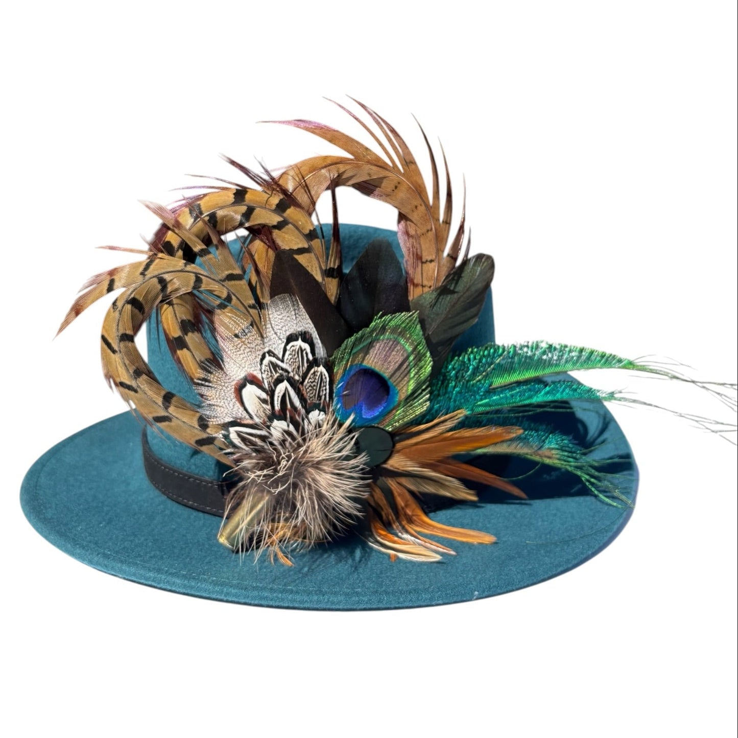 Natural Feather Hat Pin CFP861