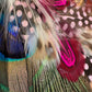 Cerise Pink and Light Pink Feather Hat Pin CFP863