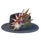 Cerise Pink and Light Pink Feather Hat Pin CFP863