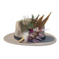 Cerise and Light Pink Feather Hat Pin CFP865