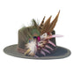 Cerise and Light Pink Feather Hat Pin CFP865