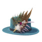Cerise and Light Pink Feather Hat Pin CFP865