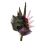 Cerise and Light Pink Feather Hat Pin CFP866