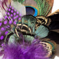 Teal, Peacock, Guinea Fowl, Duck & Pheasant Feather Hat Pin CFP874