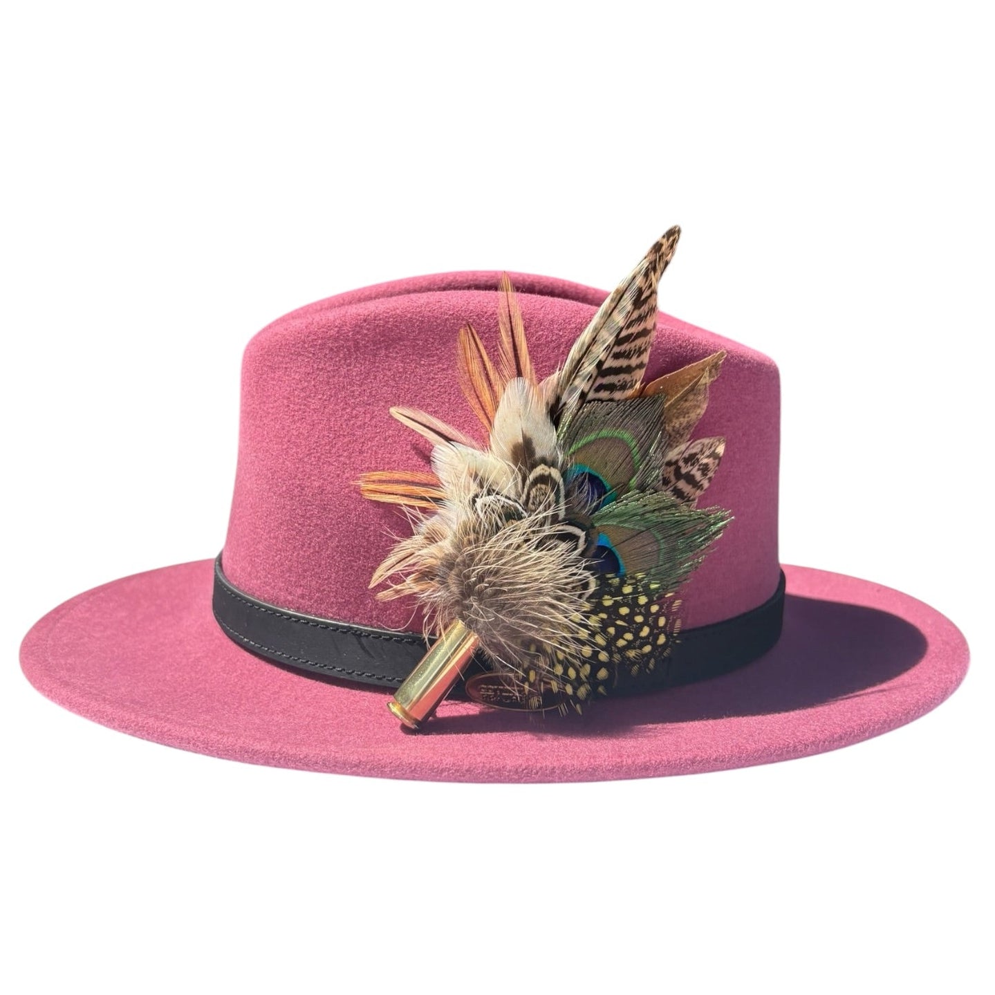 Peacock, Rooster, Guinea Fowl, Duck & Pheasant Feather Hat Pin CFP875