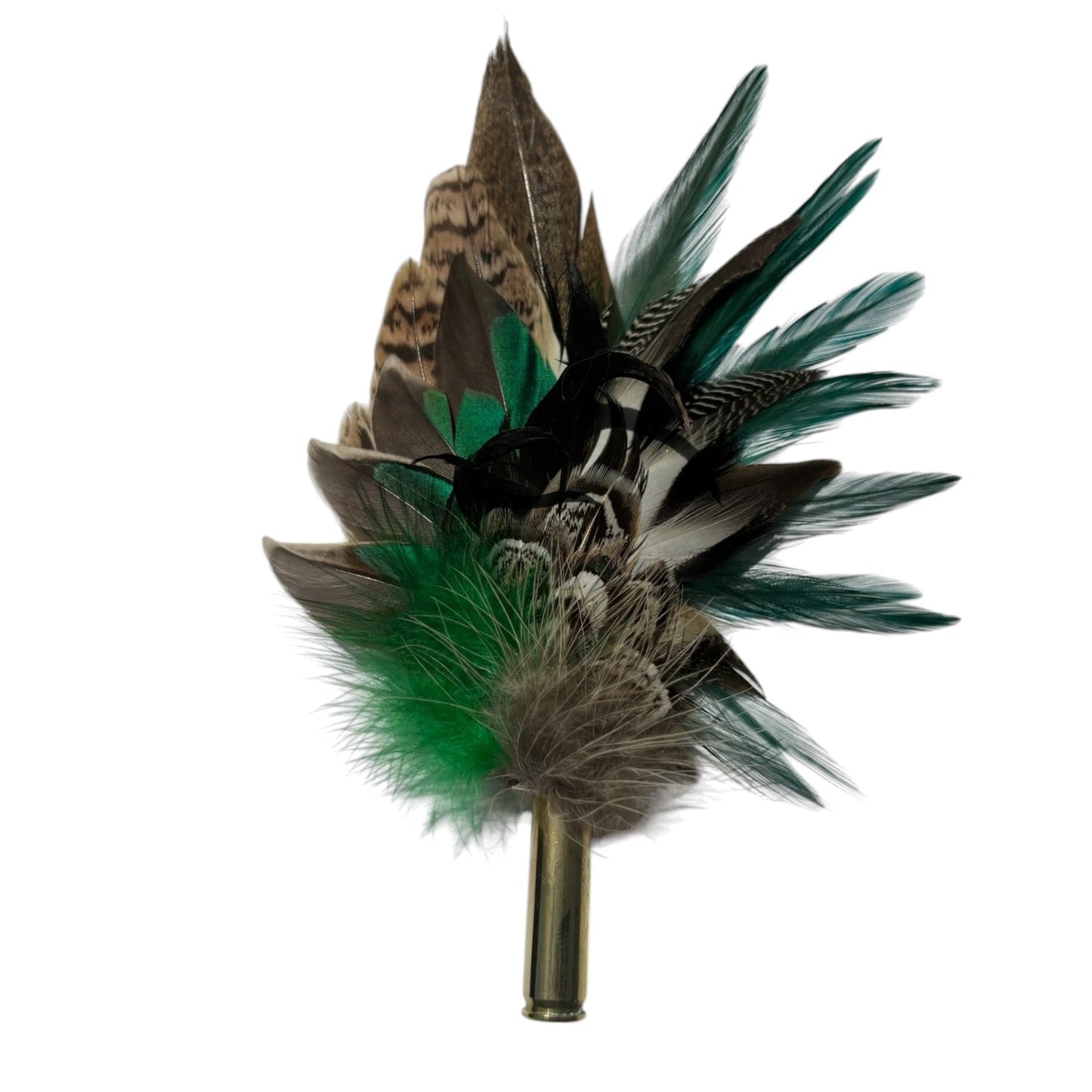 Teal, Rooster, Duck, & Phesant Feather Hat Pin CFP876