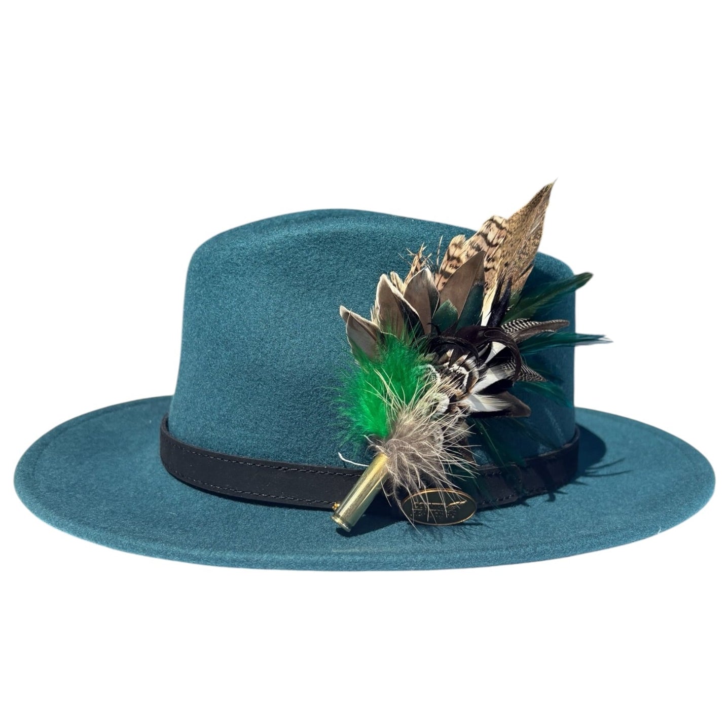Teal, Rooster, Duck, & Phesant Feather Hat Pin CFP876