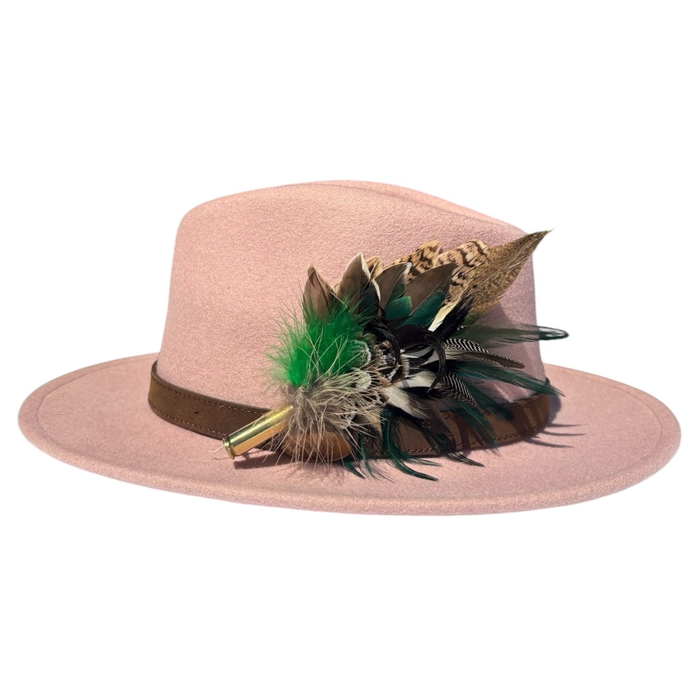 Teal, Rooster, Duck, & Phesant Feather Hat Pin CFP876